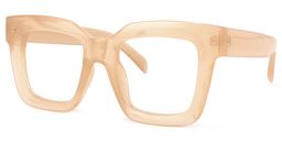 Trinity Square Beige Glasses1