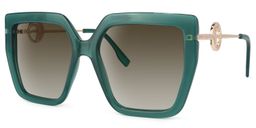Teagan Square Green Sunglasses1