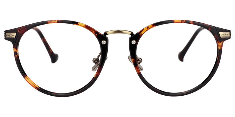 Round Tortoise Glasses | Zeelool Eyeglasses0
