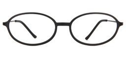 Amy Oval Black Eyeglasses0