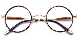Leon Retro Purple Glasses1