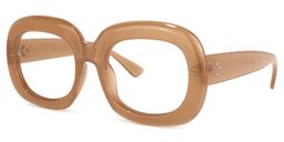 Wade Oval Brown Glasses1