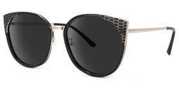 Woody Cateye Black Sunglasses1