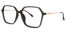 Wisdom Geometric Black Glasses1