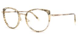 Gibson Cateye Marble Glasses1