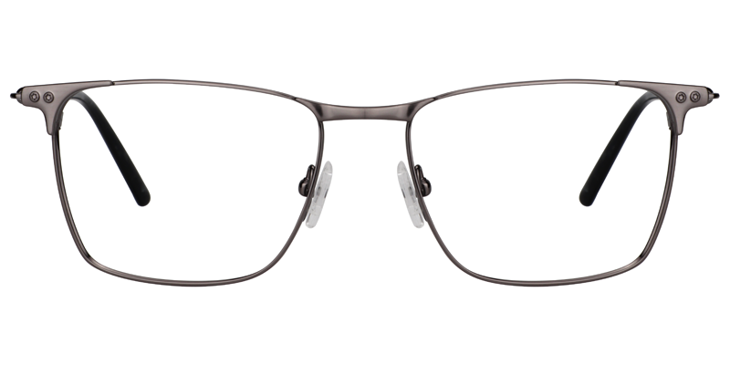 Rectangle Gray Glasses | Zeelool Eyeglasses0