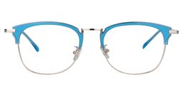 Gloria Square Blue Glasses0