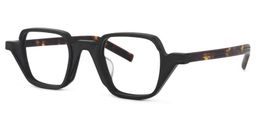 Yasin Square Black Glasses1