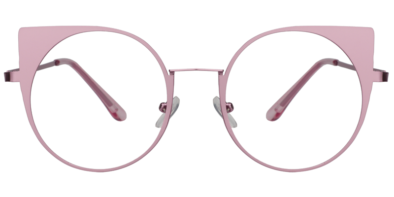 Cateye Pink Glasses0