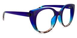 Migdalia Cateye Dark-Blue Glasses2