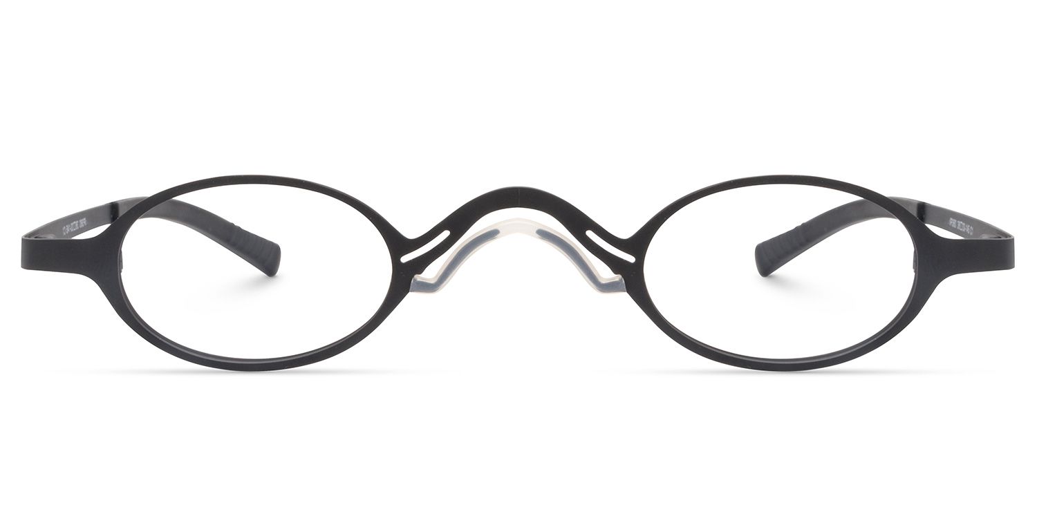 Oval Black Glasses | Zeelool Glasses0