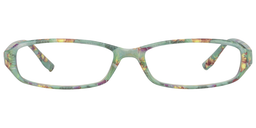 Pennie Rectangle Green Reading Glasses0