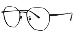 Ware Geometric Black Glasses1