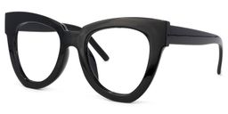Hassan Cateye Black Glasses1