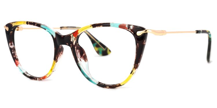 Clement Cat Eye Floral Glasses