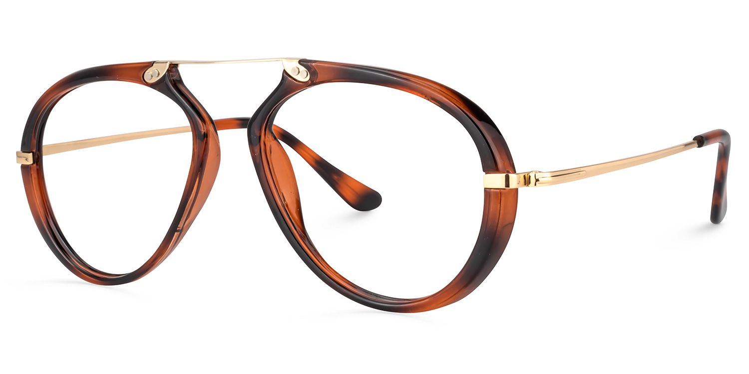 Geometric Tortoise Glasses | Zeelool Glasses1