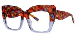 Charmaine Cat Eye Light-Purple Glasses1