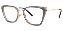 Martine Square Gray Glasses1