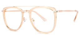 Sanders Aviator Beige Glasses1