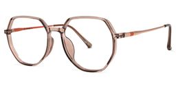 Gonzalez Geometric Brown Glasses1