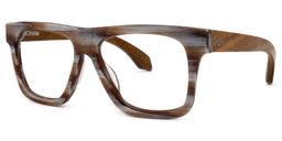 Rhonda Square Brown Glasses1