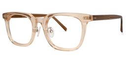 Priscilla Square Beige Glasses1