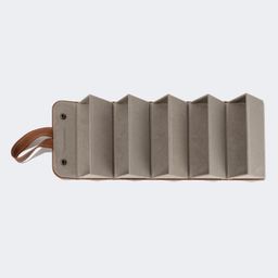 High-end Leather Hanging Brown Eyeglasses Storage Box1