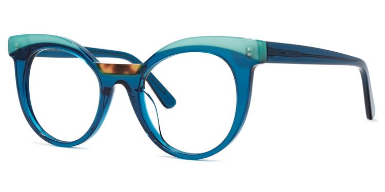 Lismary Cateye Blue Glasses