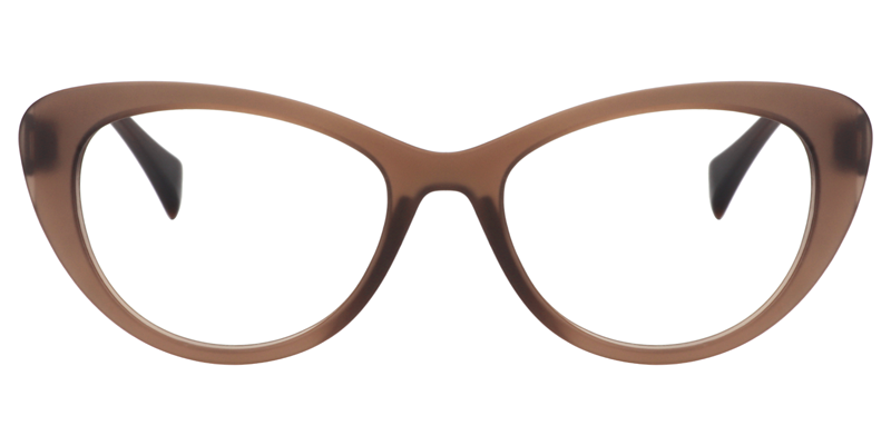Cateye Brown Glasses | Zeelool Eyeglasses0