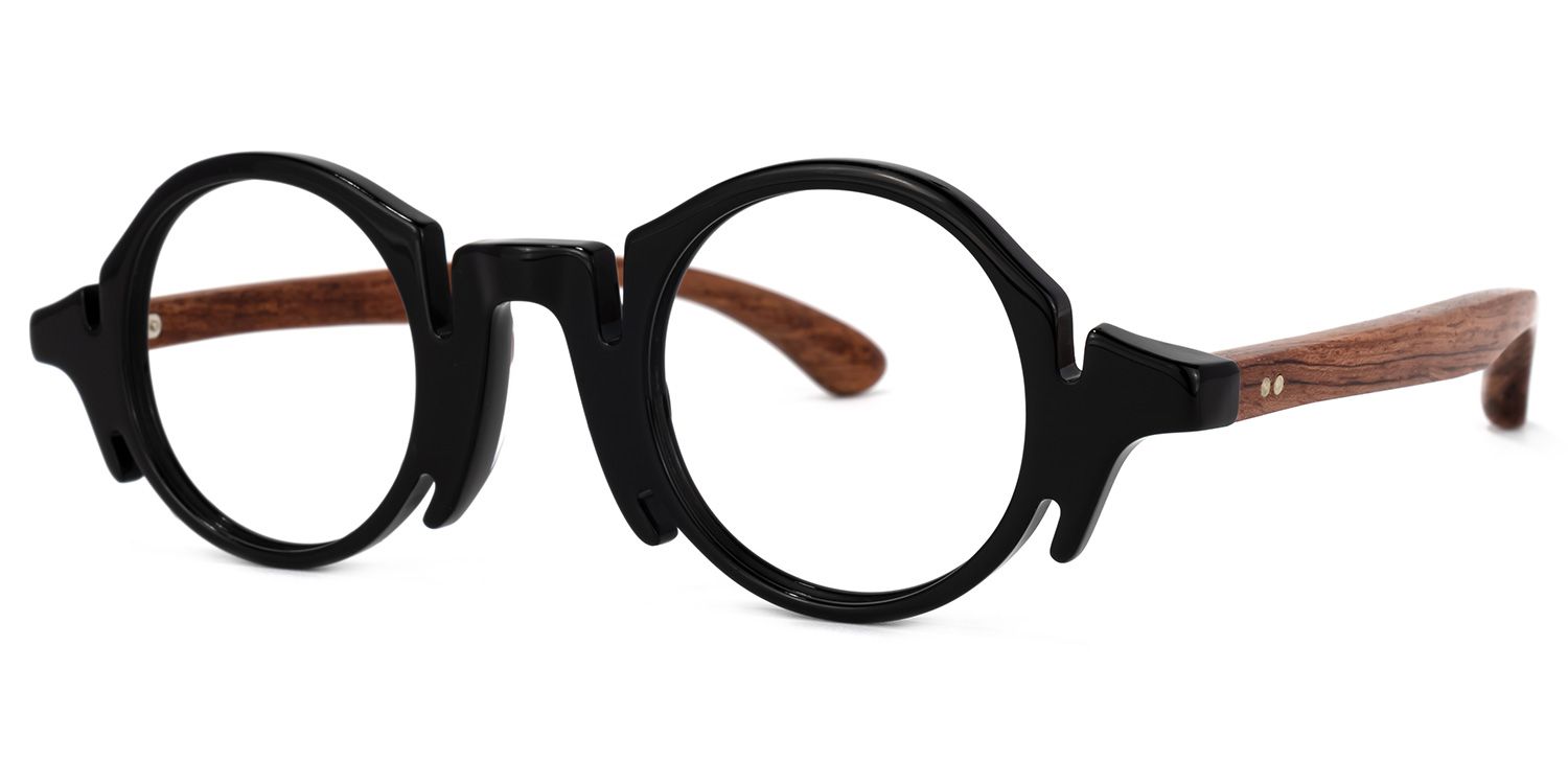 Round Black Glasses | Zeelool Glasses1