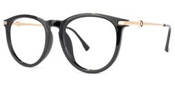 Tracey Round Black Glasses1