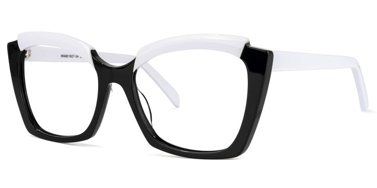 Benesa Browline Black Glasses