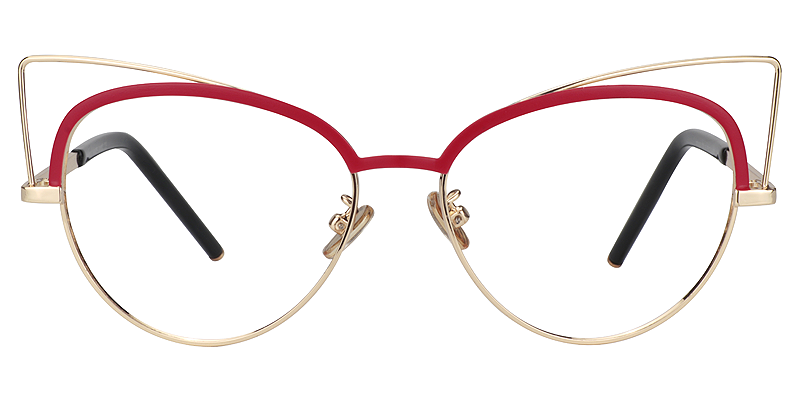 Cat Eye Red Glasses0