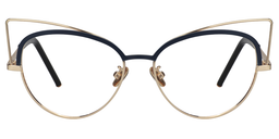 Logan Cat Eye Dark Blue Glasses0