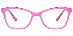 Ulrica Rectangle Pink Glasses0