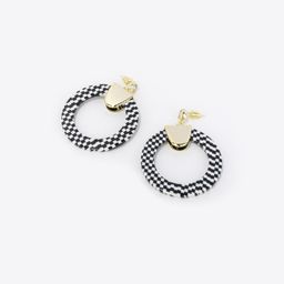Stylish Arch Green Earrings0
