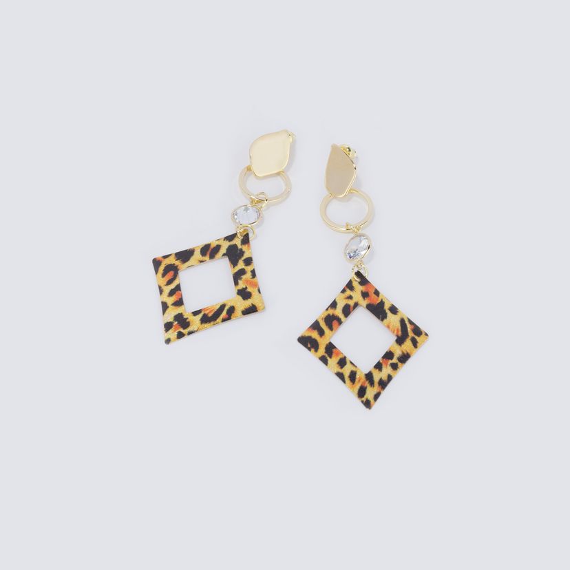 Stylish Leopard Print Earrings