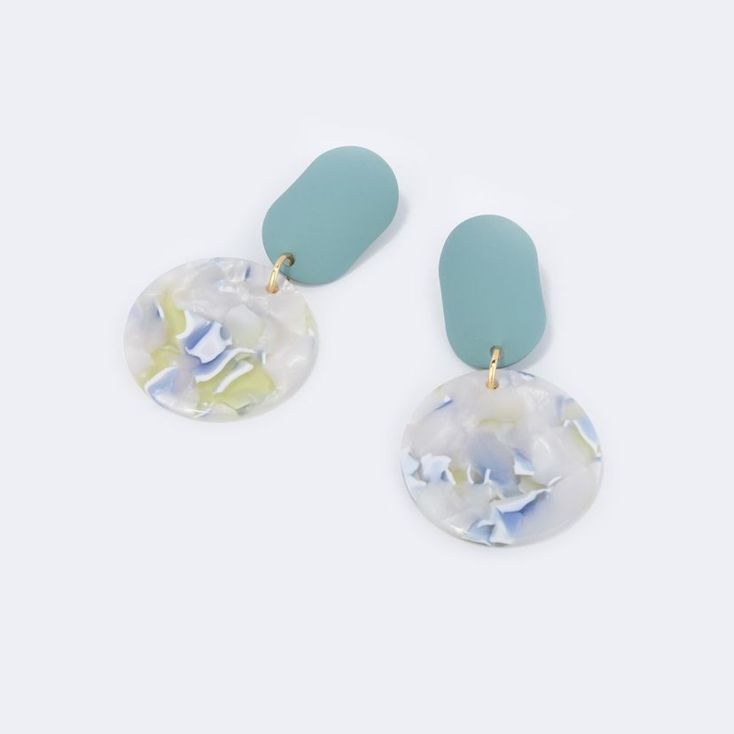 Stylish Sleek Acetate Earrings