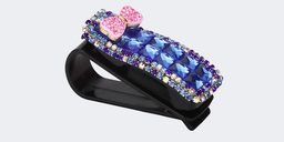  Pink Bowknot Style Glasses Clip Card1