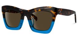 Benitez Blue Rectangle Sunglasses1