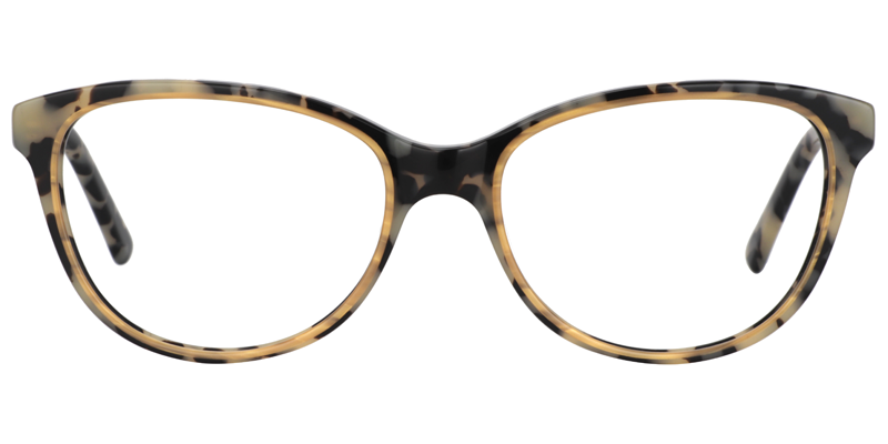 Oval Light-Tortoise Glasses0