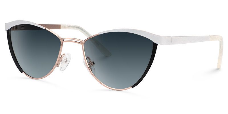 Sydney White Cat Eye Sunglasses to Frame Your Face | ZEELOOL CA1