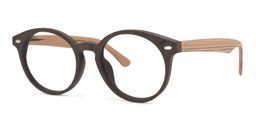 Ernst Round Dark-Brown Glasses1