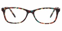 Ailsa Rectangle Blue Tortoise Glasses0