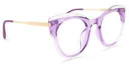 Demetrius Cat Eye Purple Glasses2
