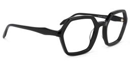 Nehemiah Geometric Black Glasses2