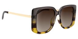 Nancy Square Dark-Gray Sunglasses2