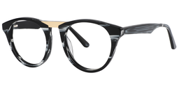 Rowan Round Black Glasses2