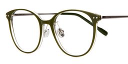 Alexande Round Green Glasses4