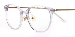 Alexande Round Clear Glasses5